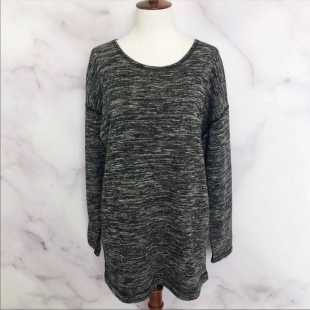 J. Crew Sweater Jaspe Space Dye Oversized Tunic